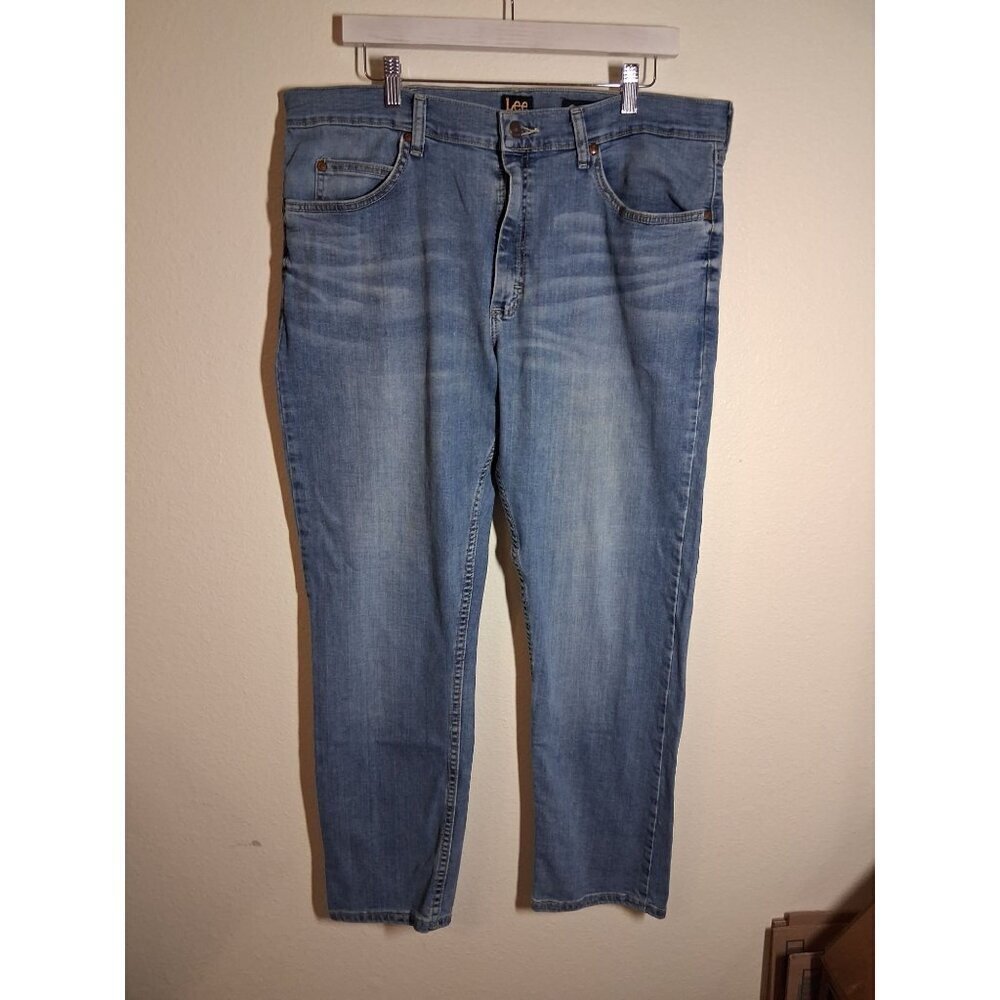 VTG Lee Denim Blue Jeans SGENE Regular Fit Men's Size 38x29